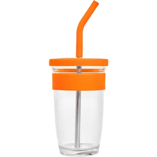 Kooshty Slurp Glass Kup & Straw Unbranded